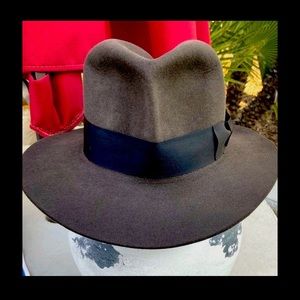 Indiana Jones Hat. Adventurer Hat (Open Crown) by Akubra. Size 62cm